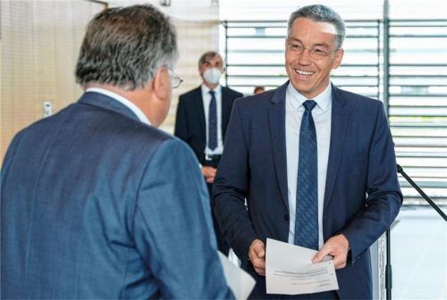 Für Landrat Otto Lederer ist die Region Vergangenheit, Gegenwart und Zukunft. Foto re