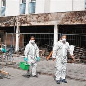 Hausbewohner weiter ausquartiert