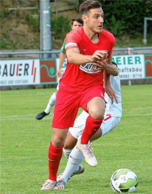 Thomas Breu in einer Szene zum Saisonauftakt im Juli letzten Jahres gegen den FC Augsburg II.Foto Buchholz