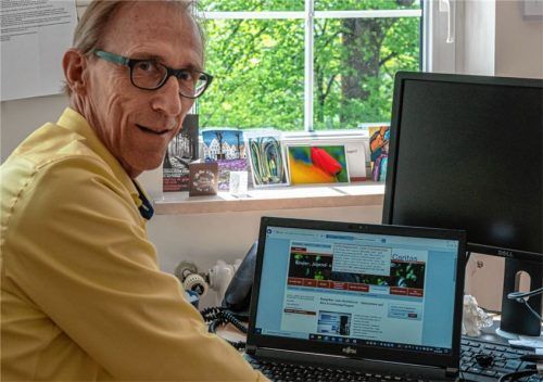 Tipps, die aus eigenem Erleben kommen: Mit solchen kleinen gesprochenen Texten möchte Manfred Jahn, Fachdienstleiter der Familienberatungsstelle der Caritas, praktische Hilfe in der Corona-Zeit anbieten. Zu finden sind sie auf der Homepage der Beratungsstelle. Fotos Thomae