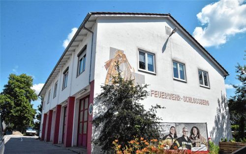 Das Gerätehaus der Feuerwehr Schloßberg an der Hoffeldstraße ist zu klein und veraltet. Foto Schlecker
