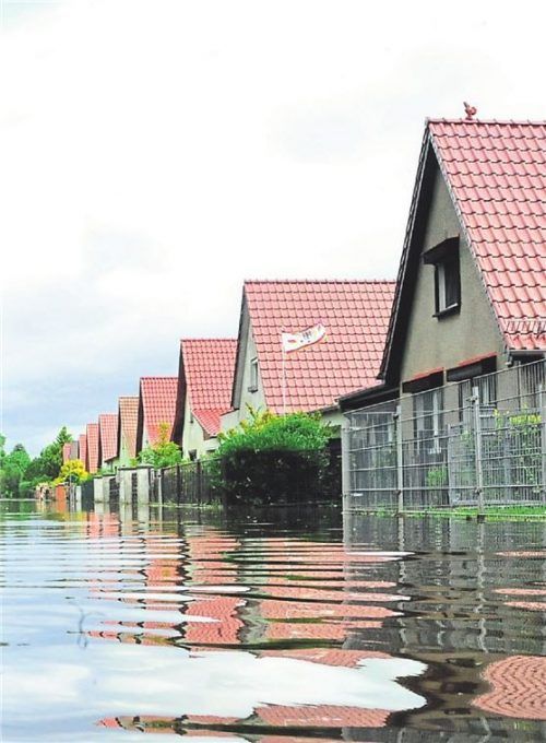 Der Albtraum im Sommer: überflutete Keller. Wie Sie Ihr Haus so klimastabil wie möglich machen, lesen Sie hier. Foto dpa/Russow