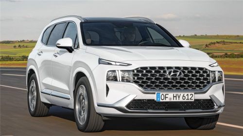 Der neue Hyundai Santa Fe ist nach der umfassenden Modellpflege in zwei verschiedenen Hybrid-Versionen erhältlich. Foto ampnet/Hyndai