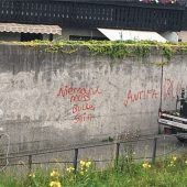 Graffiti: Vier Personen festgenommen