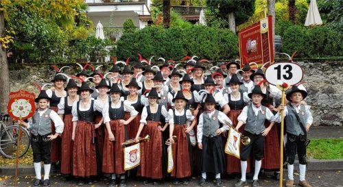 Ein fester Termin im Jahresplan, der heuer coronabedingt ausfallen muss: der Auftritt beim Traubenfest im Meran, hier eine Aufnahme aus dem vergangenen Jahr. Foto Spielmannszug Rosenheim e.V.