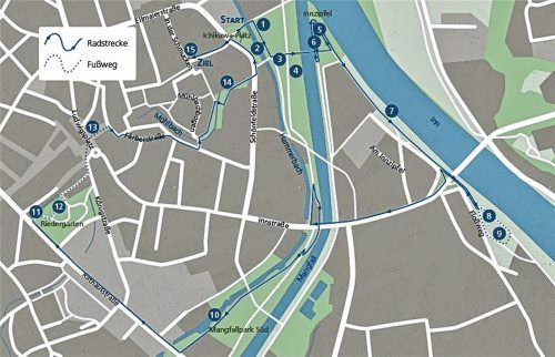 Eine Radtour zu Kunstobjekten auf dem Landesgartenschaugelände.Klinger