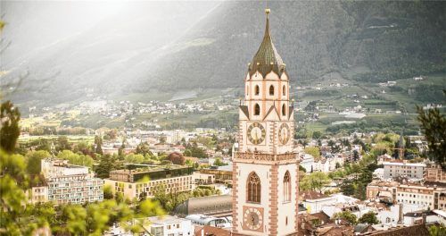 Meran wurde berühmt, als die österreichische Kaiserin Sissi 1870/71 die Stadt für sich entdeckte. Foto IDM Südtirol/Marion Lafogler