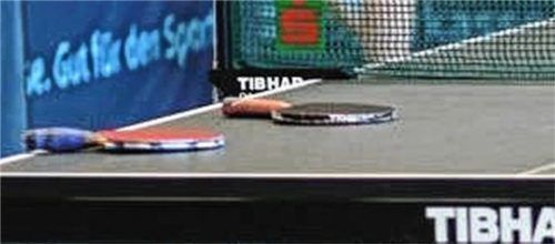Noch ruhen die Tischtennisschläger. Foto Erlich