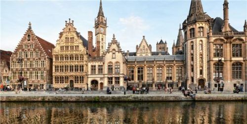 Stadtansicht von Gent.Foto Milo Profi