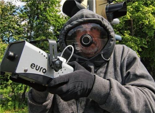 Unendliche Weiten weiß-blau: Das Theater Herwegh schickt Bavaronauten auf Mission ins Weltall.Foto re