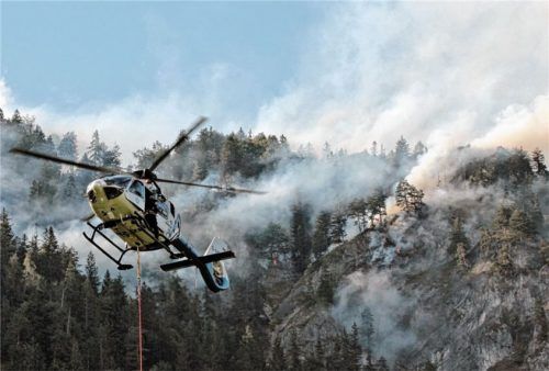 Wie schnell sich ein Brand auch in der Bergwelt ausbreiten kann, haben die Menschen im Inntal beim Feuer am Schwarzenberg bei Oberaudorf im August 2018 hautnah erfahren. Foto Reisner