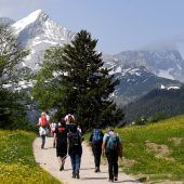 Die Berge im Urlaubsstress