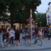Der Wedekindplatz und der Josephsplatz sind die weiteren Treffpunkte der Szene