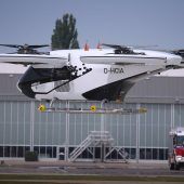 Flugtaxi vor dem Abflug