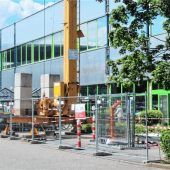 Bauarbeiten am Herto Park