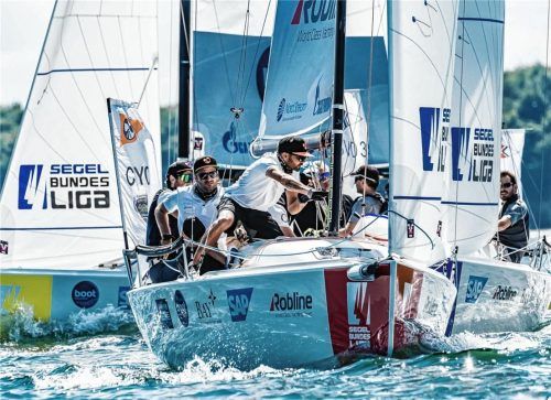 Das CYC-Team in Kiel mit Leopold Fricke, Moritz Fricke, Christoph Müller und Simon Tripp kämpfte sich ran.Foto Wehrmann