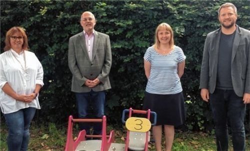 Die Sozialraumkoordinatoren (von links) Karin Weiß, Werner Pichlmeier, Andrea Dörries, Christian Hlatky.Foto  Soziale Stadt