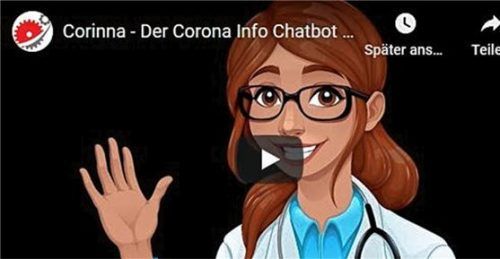 Erfolgsmodell in Pandemie-Zeiten: der Corona-Chatbot „Corinna“ des Rosenheimer Start-ups „innFactory“.