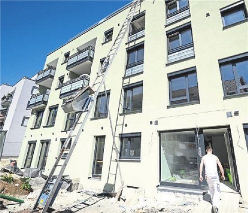 Gegen die Wohnungsnot gibt’s nur eines: Bauen – die Preise steigen nun langsamer. Foto dpa/Schuldt