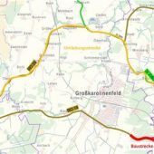 Vollsperrung bei Großkarolinenfeld