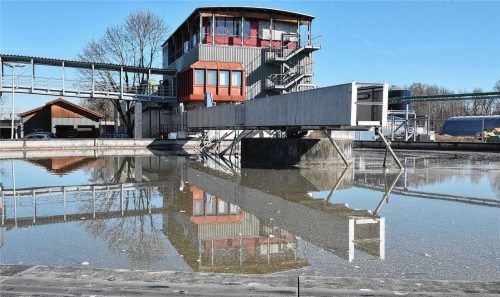 Hier riecht es: Die Rosenheimer Kläranlage sondert unangenehme Gerüche ab. Der Grund für den Gestank ist noch unbekannt. Foto Schlecker