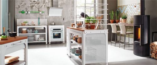 Modulare Küchenmöbel können unterschiedlich dimensioniert und dabei sehr funktional sein.Foto AMK