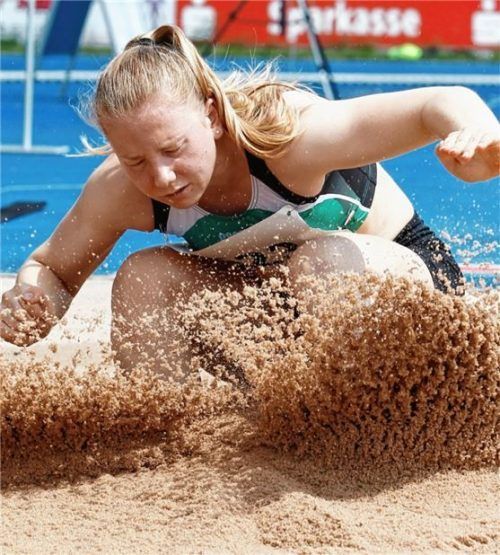 Svenja Sturma vom TuS Bad Aibling siegte im Weitsprung der Jugend U20.