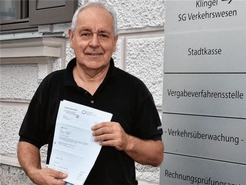Weigert sich, seinen Strafzettel zu bezahlen: Anton Hollaus wirft den Mitarbeitern der Verkehrsbehörde fehlendes Fingerspitzengefühl vor. Foto Schlecker
