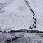 Rekordandrang auf der Zugspitze