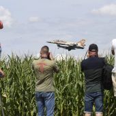 Gedenkflug: Israelische Militärjets über Fursty