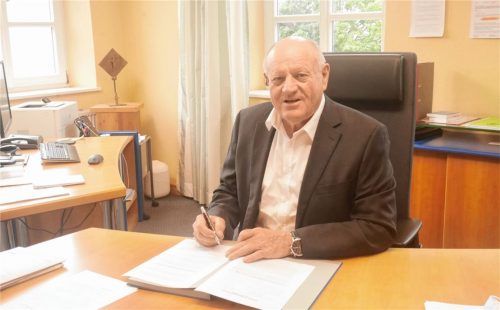 Christian Glas (Freie Bürger) ist seit 1. Mai der neue Chef im Eggstätter Rathaus. Foto Kirchner