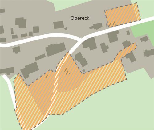 Der Entwurf des Bebauungsplans für den Ortsteil Obereck kommt in der nächsten Gemeinderatssitzung nochmals auf den Prüfstand.klinger