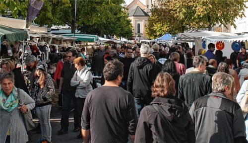 Der Kirchweihmarkt, hier die Marktgasse, wird coronabedingt abgesagt. Foto re