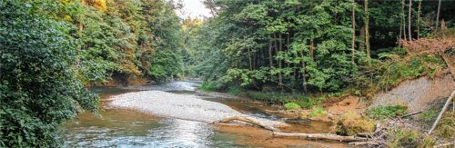 Die Mangfall ist 58 Kilometer lang. Sie ist der Abfluss des Tegernsees und mündet in Rosenheim in den Inn. Bereits im Mittelalter wurde die Mangfall verbaut. Zunächst nutzten Mühlen die Wasserkraft. 1810 wurde in Rosenheim eine Saline errichtet, um die aus Bad Reichenhall kommende Salzsole zu sieden. Weiter wurde die Mangfall für die Holztrift verbaut. Vom Tegernsee bis nach Rosenheim wurden zahlreiche Ausleitungen errichtet. Die Fabriken erleichterten sich mit den Kanälen die Holztrift, nutzen die Kanäle jedoch auch zur Energiegewinnung.Foto Knopp