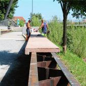 Arbeiten voll im Zeitplan