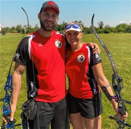 Felix Wieser und Katharina Bauer, die für die FSG Tacherting in der Bundesliga schießen, haben sich für den Deutschland-Cup qualifiziert.Foto re