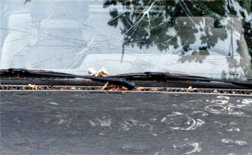 Für eine zerbrochene Windschutzscheibe ist die Teilkaskoversicherung zuständig. Foto Auto-Medienportal.Net/Ergo