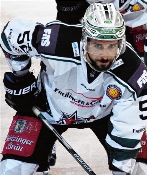 Verteidiger Matthias Bergmann spielt künftig für den EHC Waldkraiburg in der Eishockey-Bayernliga.Foto Del Grosso