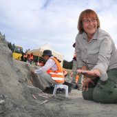 Die Suche am Fundort von Fossil „Udo“ geht weiter