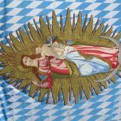 Die Geschichte der Gebirgsschützen-Fahne