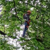 In luftiger Höhe unterwegs