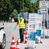 A93: Stau an der Teststation