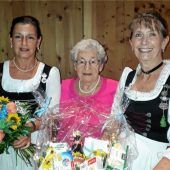 Am längsten beim Trachtenverein dabei