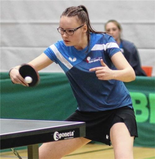 Antonia Eichner wird Feldkirchens Damen als neue Kapitänin durch die Saison in der Tischtennis-Verbandsoberliga führen.Foto Erlich