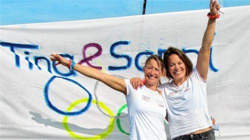 Auch am Attersee wollen Tina Lutz (links) und Susann Beucke wieder jubeln.Foto Lutz