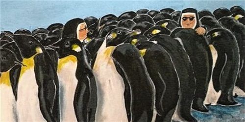 „Ausflug der Pinguine“, Anna Stuffer. Foto re