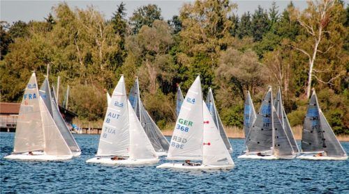 Bester Segelwind herrschte am ersten Tag des Priener City-Cups.Foto Niessen