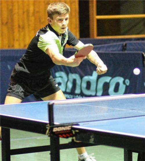 Daniel Hackenberg war mit seinen zwei Einzelsiegen maßgeblich am Unentschieden beteiligt. Foto Erlich