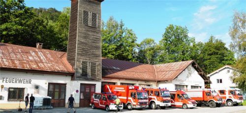 Das in die Jahre gekommene Feuerwehrhaus wird schon bald Geschichte sein.Foto hoffmann