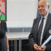 BRK-Steckkreuz für Karl-Heinrich Zeuner